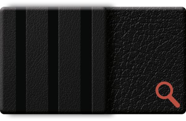 Akustikpaneel Leder schwarz 1,34m²/Stück